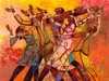 Larry Poncho Brown - EVERY ROUND GOES HIGHER GICLEE ON PAPER ARTIST PROOF