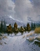 G Harvey - Bundled Blessed & Headin West By G. Harvey Giclee On Canvas  Signed & Numbered