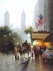 G Harvey - New York New York By G. Harvey Giclee On Canvas  Signed & Numbered