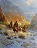 G Harvey - Trailing The Canyon Light By G. Harvey Giclee On Canvas  Signed & Numbered