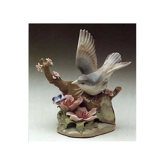 Lladro - Bird and Butterfly