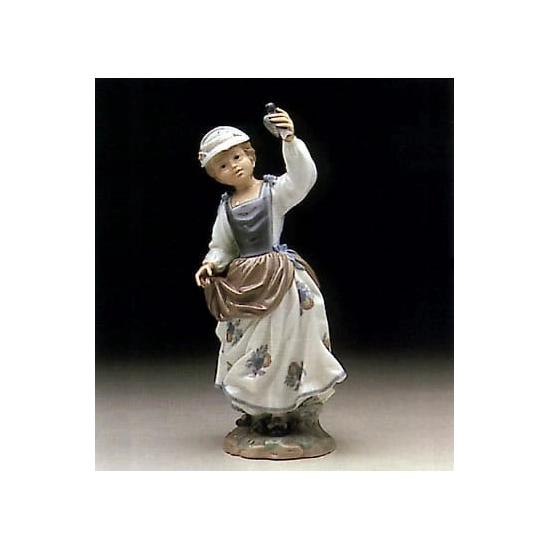 Lladro - Girl w/Sparrow