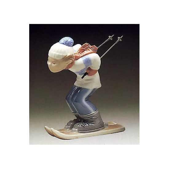 Lladro - Skier Puppet
