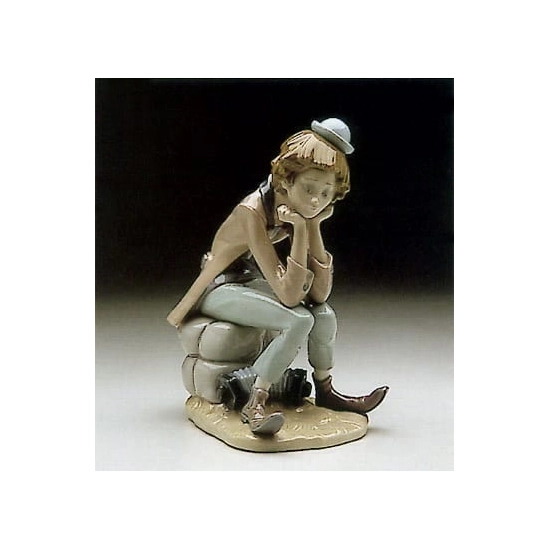 Lladro - Clown Thinking