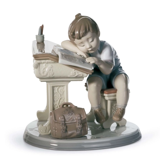 Lladro - Sleepy Scholar