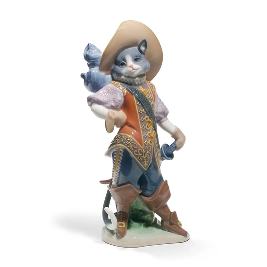 Lladro - PUSS IN BOOTS