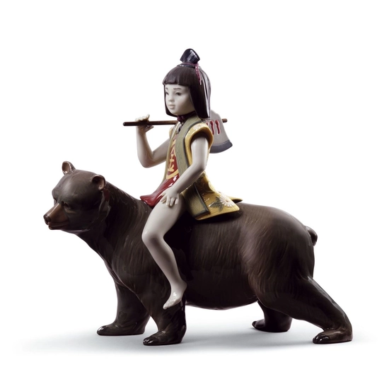 Lladro - Kintaro and The Bear