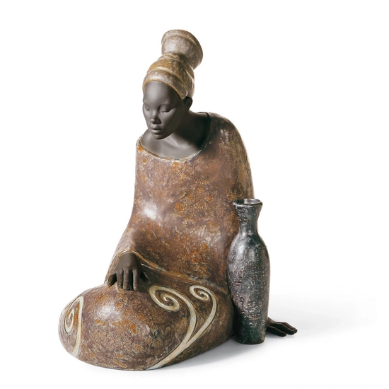 Lladro Pulse Of Africa - AFRICAN WOMAN