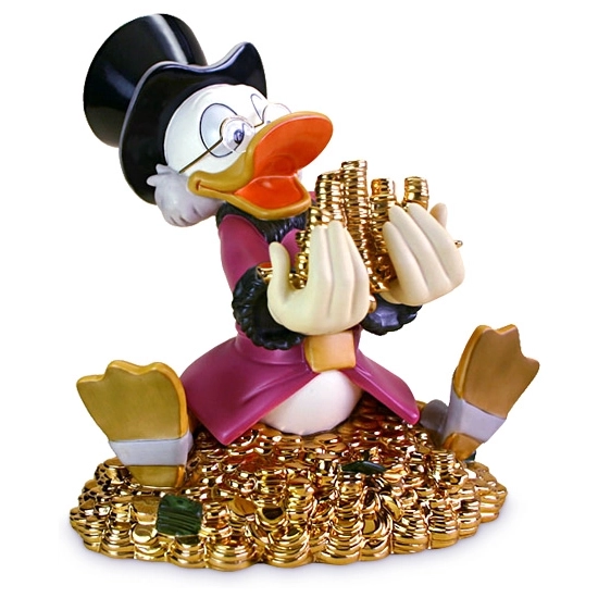 WDCC Disney Classics - Scrooge McDuck Money! Money! Money!