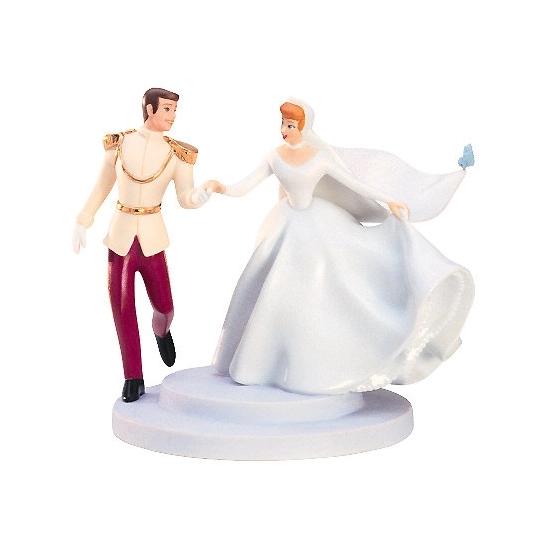 WDCC Disney Classics - Cinderella And Prince Cake Topper Fairy Tale Wedding