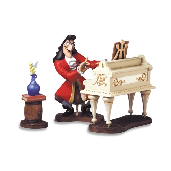 WDCC Disney Classics - Peter Pan Captain Hook And Tinker Bell Accompaniment To Betrayal