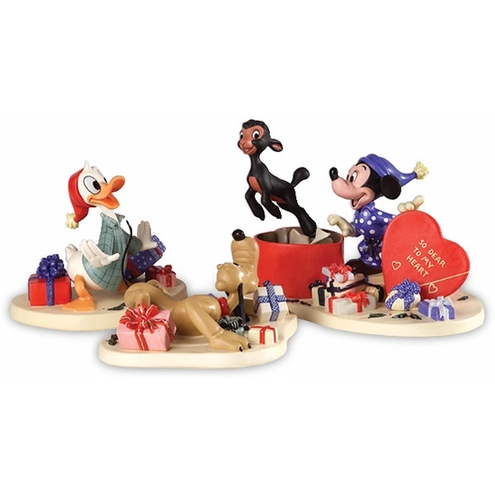 WDCC Disney Classics - Mickey,Donald,Pluto And Danny The Lamb A Heartfelt Surprise