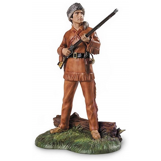 WDCC Disney Classics - Davy Crockett King Of The Wild Frontier Signed By Ken Melton