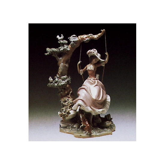 Lladro - Victorian Girl on Swing 1974-89