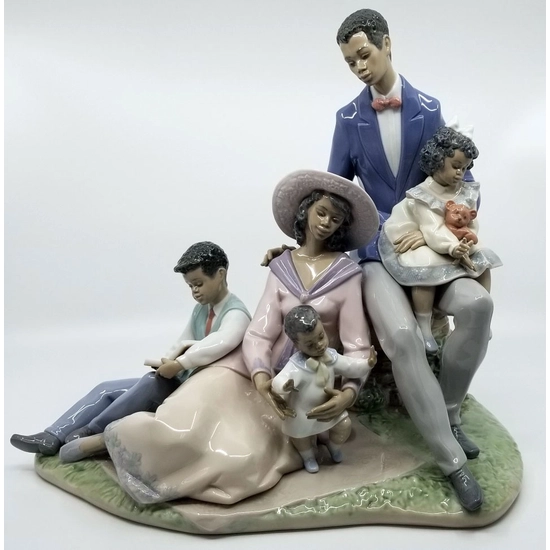 Lladro Black Legacy - Family Of Love