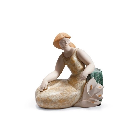 Lladro - Lady With Lilies I