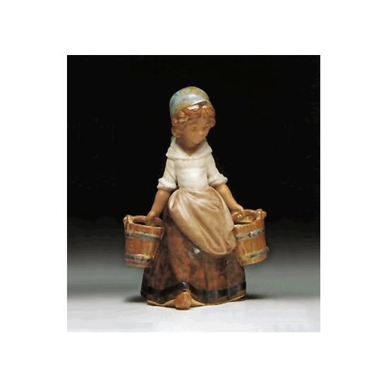Lladro - Girl With Two Pails  1978-99