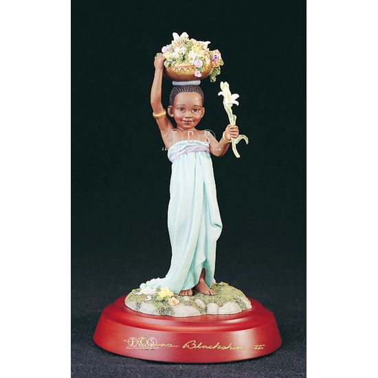 Ebony Visions The Flower Girl Artist Signed