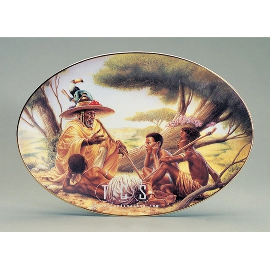 Ebony Visions Story Teller Plate
