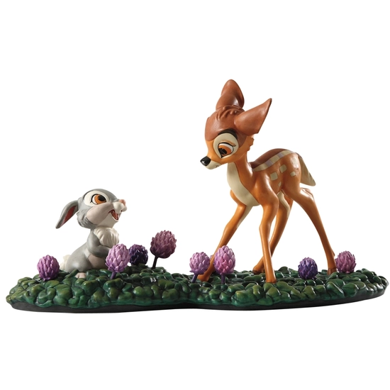 WDCC Disney Classics - Bambi Meets Thumper Just Eat The Blossoms. Thats The Good Stuff
