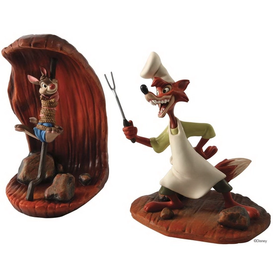 WDCC Disney Classics - Song Of The South Brer Rabbit And Brer Fox Cooking Up A Plan