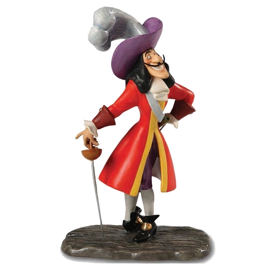 WDCC Disney Classics - Peter Pan Captain Hook Silver Tongued Scoundrel