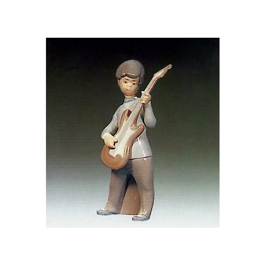 Lladro - Boy With Guitar 1969-79