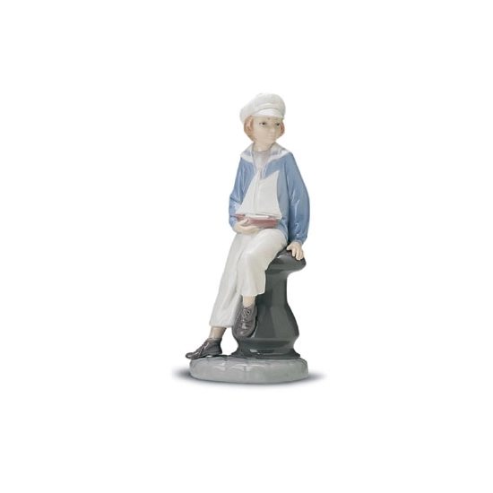 Lladro - Boy With Yacht 1972-98