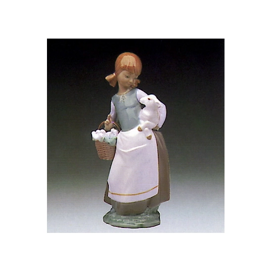Lladro - Girl With Lamb 1972-91