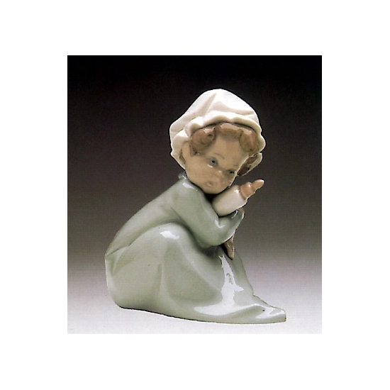 Lladro - Baby Holding Bottle 1982-85