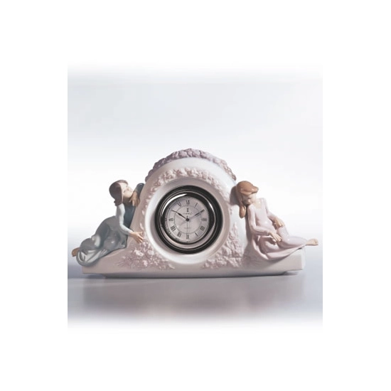 Lladro - Two Sisters Clock 1990-02
