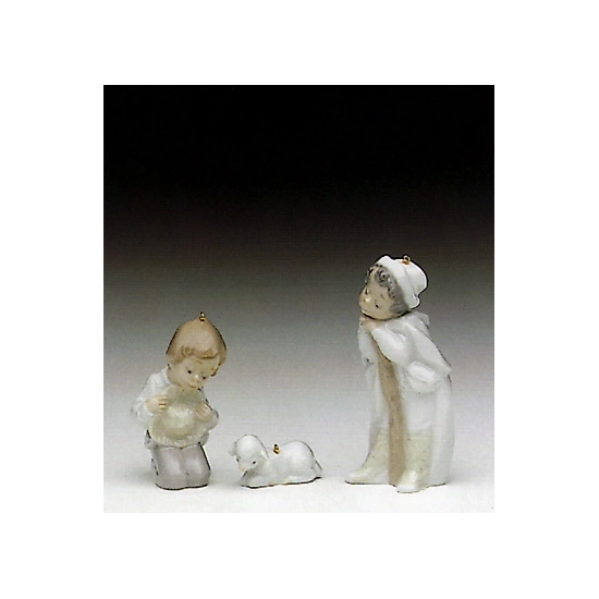 Lladro - Holy Shepherds (with Hooks) 1991 Only