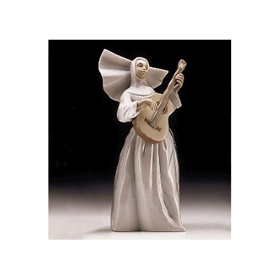 Lladro - Sister With Guitar Usa 1997-99