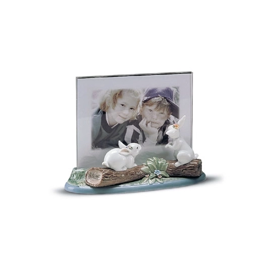 Lladro - Landscape Frame(garden Bunnies