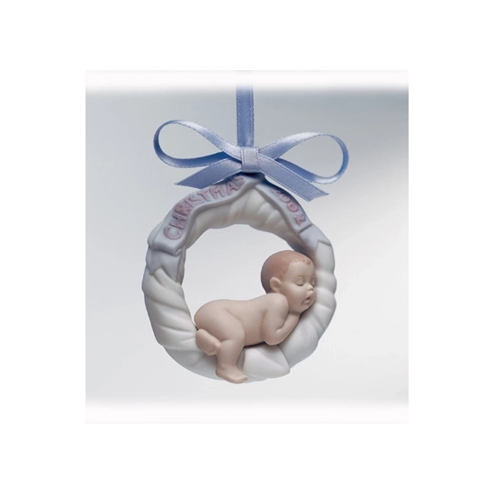 Lladro - Baby's First Christmas 2002 Ornament