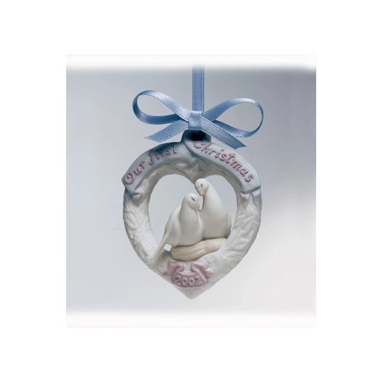 Lladro - Our First Christmas 2002 Ornament