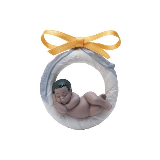 Lladro - Baby's First Christmas 2003 (black Legacy) Ornament