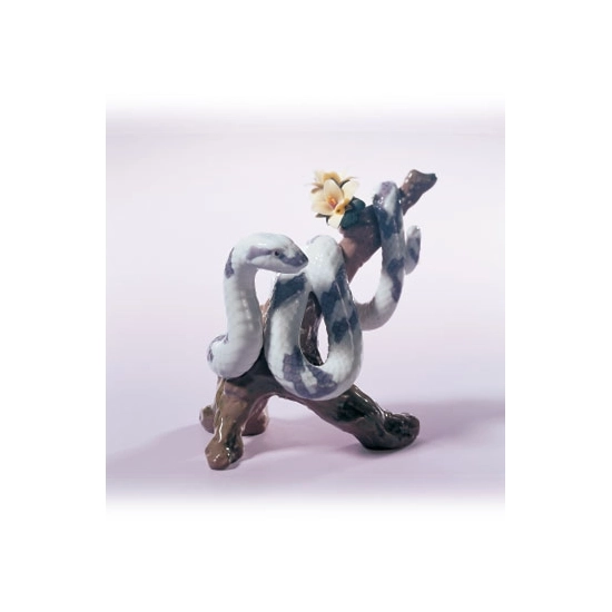 Lladro - The Snake 2001 Zodiac Figure