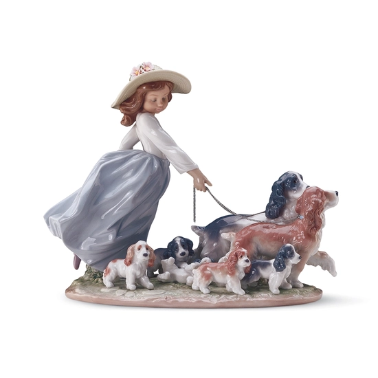 Lladro - Puppy Parade Priviledge 2001-C