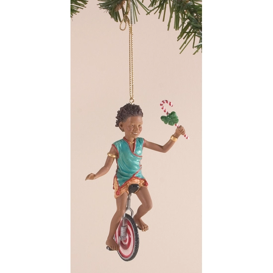 Ebony Visions Pedalin Pete Ornament