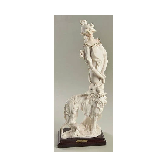 Giuseppe Armani - Lady With Greyhound