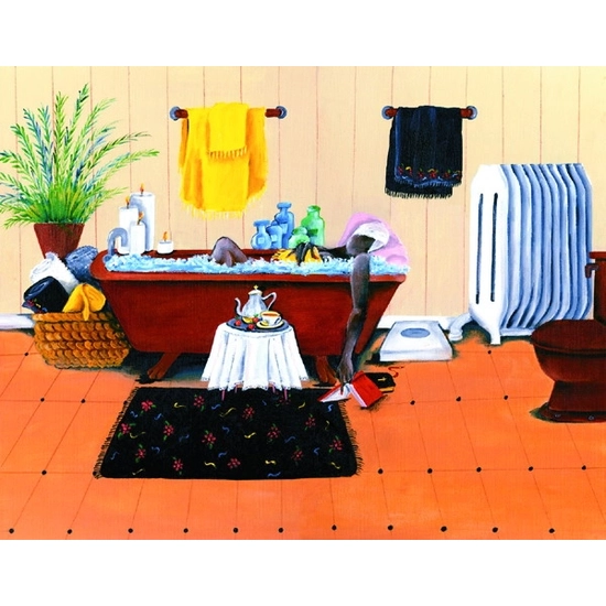 Annie Lee - Steeping And Soaking Watercolor Giclee