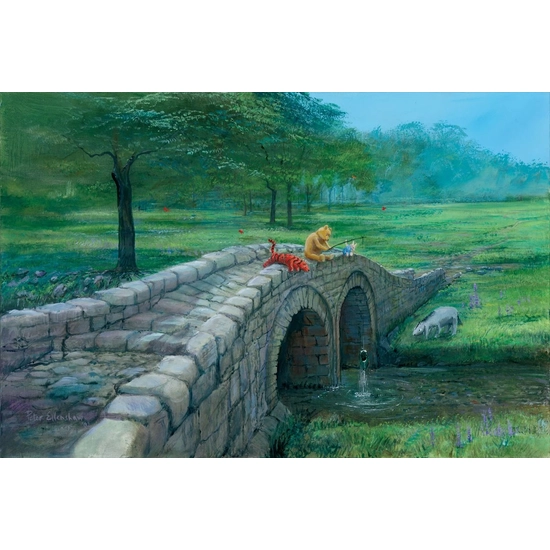 Peter Ellenshaw - Fishing With Friends Winnie The Pooh