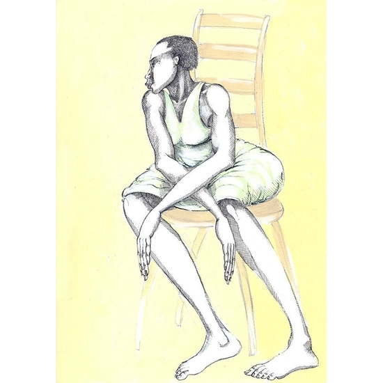 Charles Bibbs - A Chair & A Lady Hand Enhanced