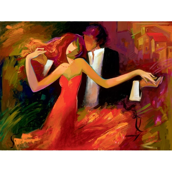 Irene Sheri - Swept Away Giclee On Canvas