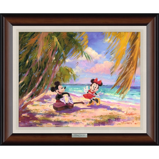 Irene Sheri - Palm Trees and Island Breeze Framed