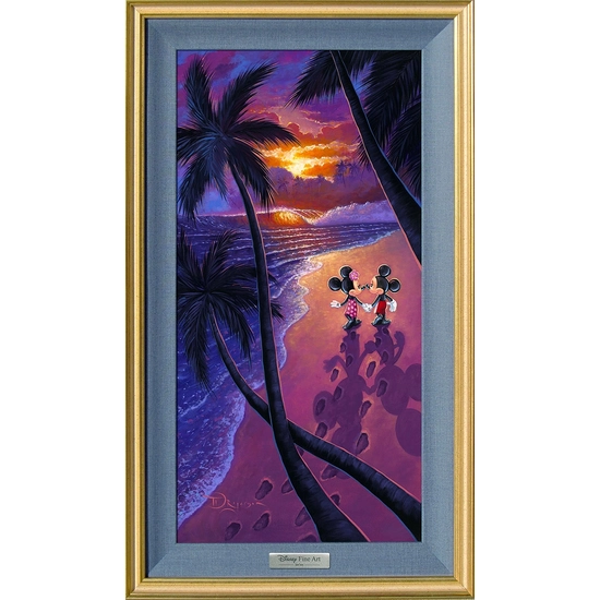 Tim Rogerson - Sunset Stroll Framed