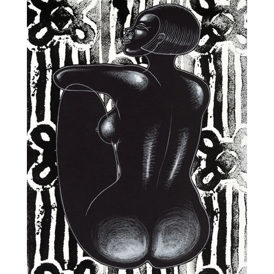 Larry Poncho Brown - Dark & Lovely Giclee
