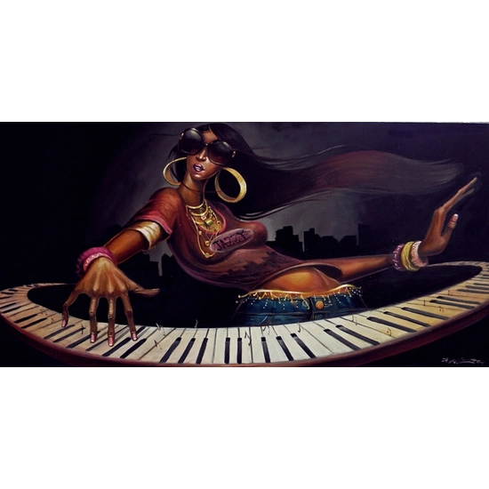 Frank Morrison - DIVA N KEYS GICLEE