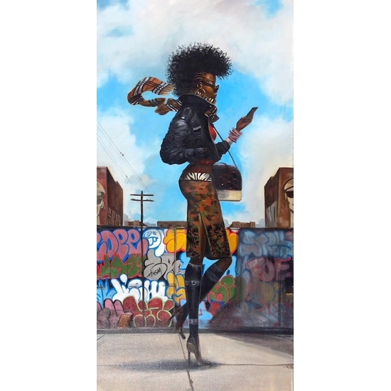 Frank Morrison - In Style Canvas Artist Proof Remarque